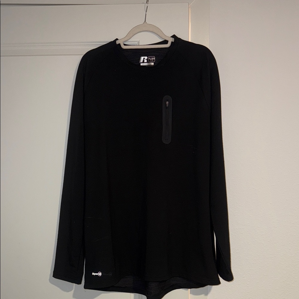 Russell Athletic Men's Black Long Sleeve Tee